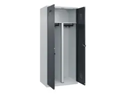 PBM-locker,HxBxD 1850x800x500mm,2vak,vak B 400mm,draaigrendel