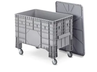 Maxi-Container 285 liter 790x640x1040mm Pe Gesloten Grijs - 2