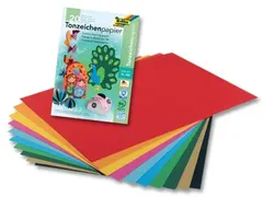 Folia Gekleurd Tekenpapier A4 Assorti