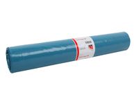Afvalzak Quantore LDPE T50 160L blauw extra stevig 20 stuks