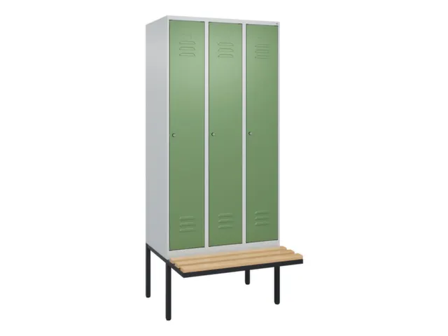 locker voor scheiding van kleding,HxBxD 2120x900x815mm,3vak