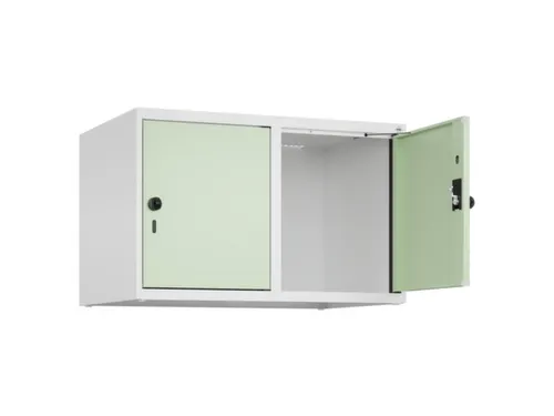 opzetkast,v. locker,2vak.,vak B 400mm,HxBxD 500x800x500mm,draaigrendel