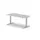 Elektrisch ihv bureau,HxBxD 650-1310x1600x800mm,blad lichtgrijs