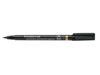 Viltstift Staedtler Lumocolor 319 special permanent S zwart - 2