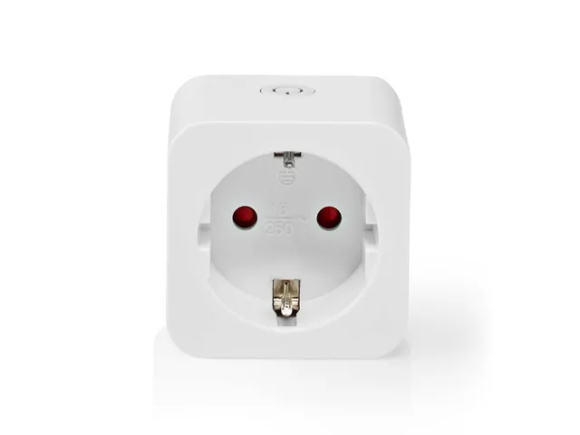 Nedis SmartLife Slimme Stekker Wi-Fi IP21 Wit