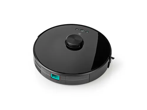 Robotstofzuiger Nedis wifi laser 3-in-1 zwart