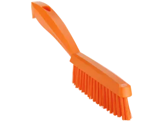 Vikan Hygiene smalle handborstel extra harde vezels 300mm oranje - 1