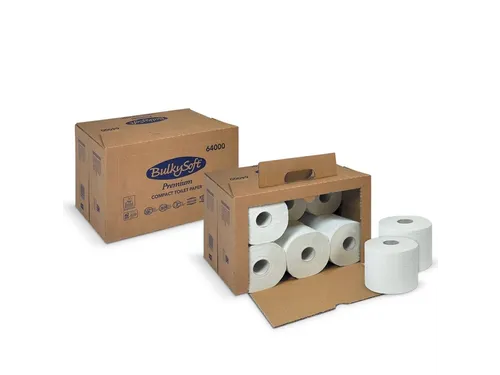 Toiletpapier BulkySoft Premium 2-Laags 500 Vel12x500 vel 64000