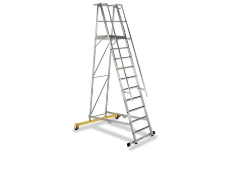 Platformladder Aluminium Bordes H X B X D 2600X 600X 630Mm 10Treden