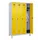 locker,HxBxD 1950x1200x500mm,4vak,vak B 300mm,draaigrendel,voeten