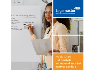 Legamaster Magic-Chart flipchart folie XL met ruit 90x120cm - 3