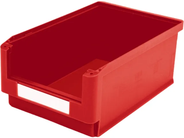 Zichtbakken Hxbxd 200x313x500/450mm Pp Rood