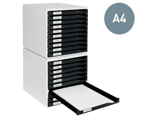 Ladenbox Leitz 5281 10 Laden Grijs