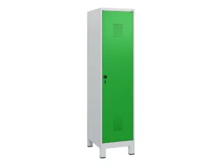 schoollocker,HxBxD 1630x400x500mm,1vak,vak B 400mm,draaigrendel,voeten - 2