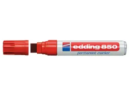 Viltstift edding 850 blok 5-16mm rood