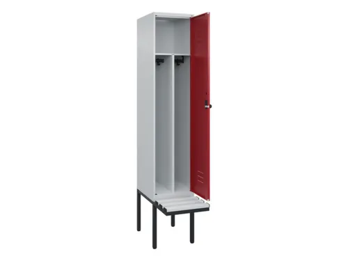 locker voor scheiding van kleding,HxBxD 2120x400x815mm,1vak