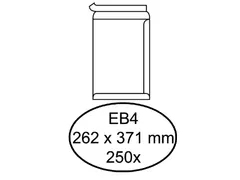 Envelop Akte Eb4 262x371mm 120gr Wit Zelfklevend Voordeelbundel
