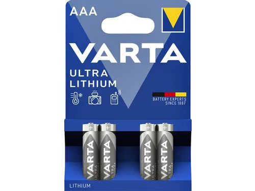 Batterij VARTA Ultra lithium 4x AAA