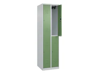 dubbeldekse locker,HxBxD 1850x500x500mm,2x2vak.,vak B 250mm - 2