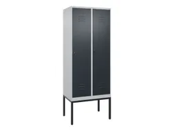 locker voor scheiding van kleding,HxBxD 2120x800x500mm,2vak