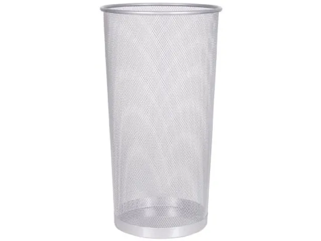 Parapluhouder 22,6 Liter Metaal Mesh Zilver