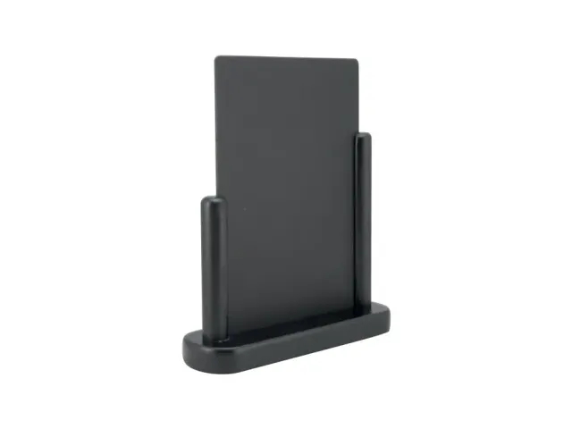 Ardoise de table Securit 230x200x60mm bois noir