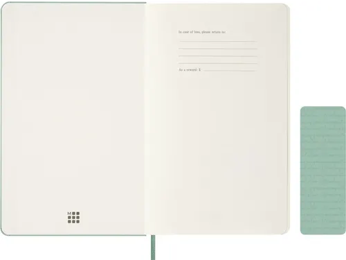 Agenda 2027 Moleskine 12M Weekly 7dag/1pagina large hc sage green