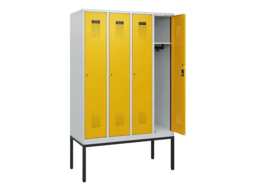 schoollocker,HxBxD 1950x1200x500mm,4vak,vak B 300mm,cil.-slot
