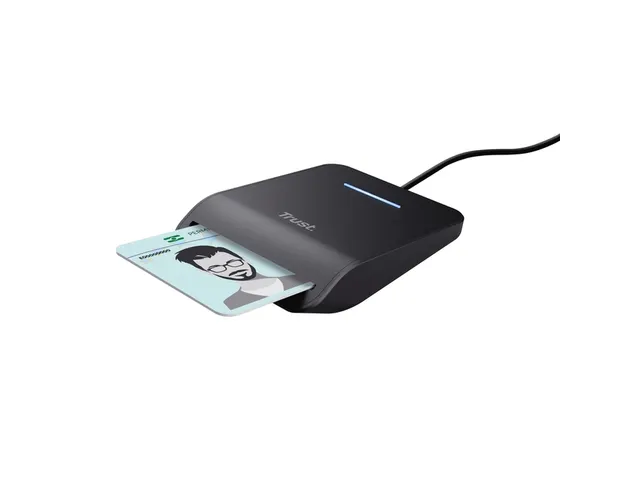 Kaartlezer Trust Primo DNI USB-C zwart