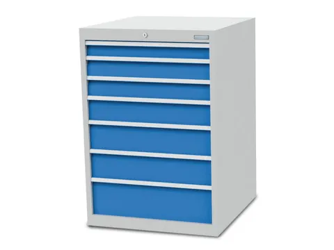 ladekast,HxBxD 1019x705x736mm,7lade(n),volledig uittrekbaar