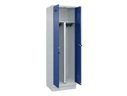 PBM-locker,HxBxD 1950x600x500mm,2vak,vak B 300mm,draaigrendel