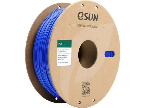 eSUN PLA+ 3D printer Filament 1,75mm Blauw 1kg