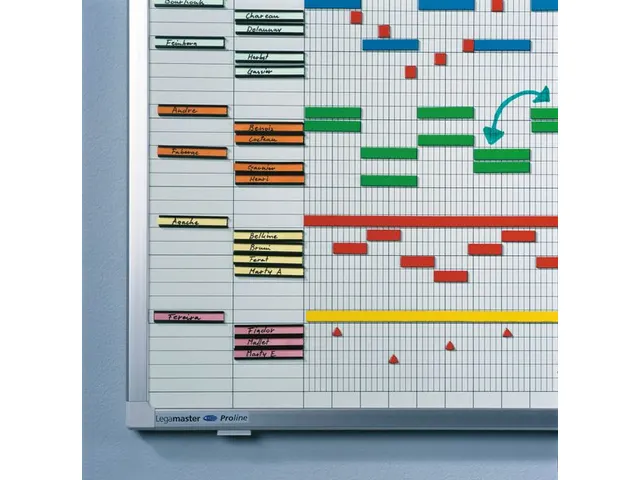 Professional Jaarplanner 50x150 cm 30 personen