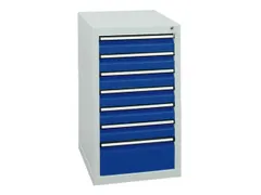 ladekast,HxBxD 900x500x500mm,7lade(n),centr. vergrendeling