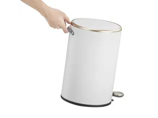 Cosmo pedaalemmer 12 Liter Rvs Mat Wit - 4