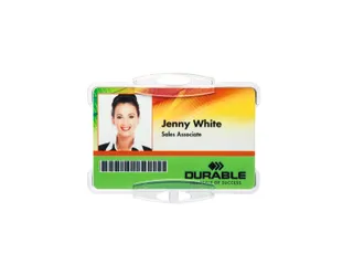 Durable Houder Transparant Voor Veiligheidspas 54x85mm Voordeelbundel - 3