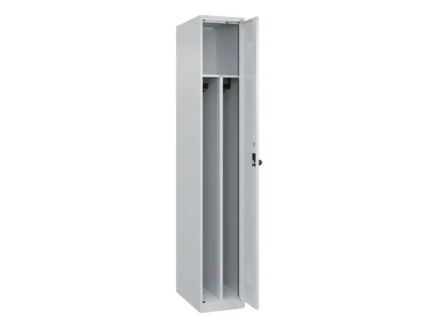 Armoire vestiaire 1850x300x500mm 1 compartiment RAL7035/RAL7035