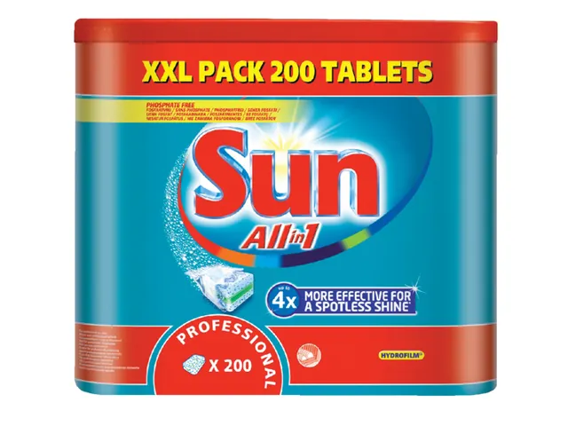 Vaatwastabletten Sun Professional 200 stuks