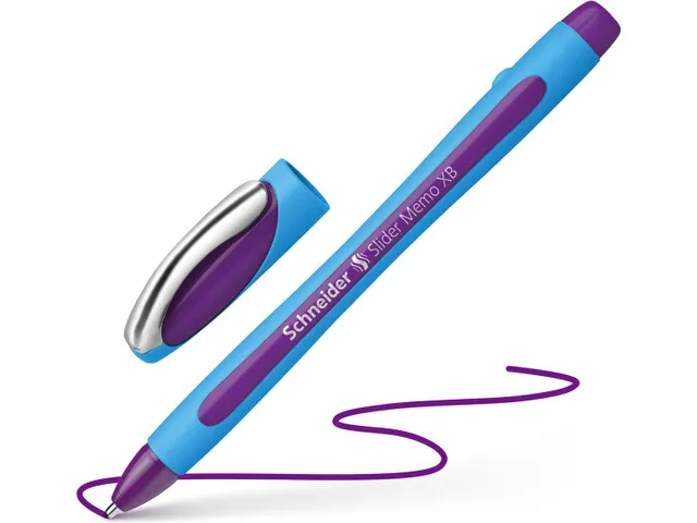 Schneider Balpen Slider Memo XB 1,4mm Paars