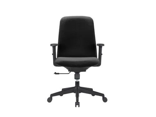 bureaustoel,kantelmechanisme,m. 2D-armleuningen,zitting stof zwart