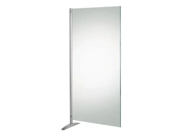 Scheidingswandsysteem 1750x 800mm Acrylelement Voet Wit