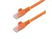 1m gigabit snagless RJ45 UTP Cat6 patchkabel oranje