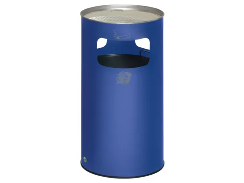 Combi-asbak Hxø 760X420Mm Rond Blauw