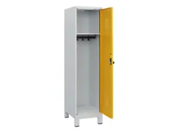 schoollocker,HxBxD 1630x400x500mm,1vak,vak B 400mm,draaigrendel,voeten
