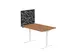 Akoestisch Bureaupaneel met patroon uitsnede 60x75cm Zwart