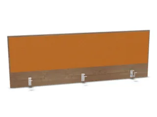 opzetpaneel,v. bureau,aanbouw achter,B 1600mm,NT-cherry,BN3005-geel - 1
