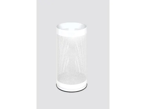 paraplubak,HxØ 610x270mm,staal,RAL9016,geperforeerd