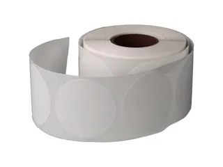 Etiket Rond Transparant 25mm Op rol 2000 Stuks - 1