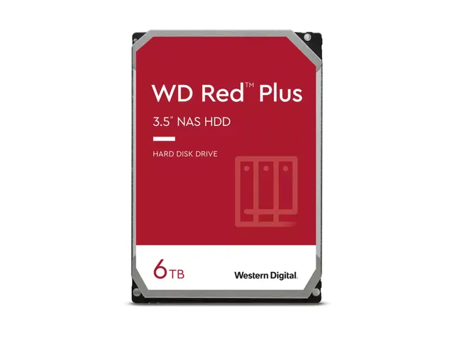 Western Digital Red Plus interne harde schijf 6 TB 5400 RPM 256 MB 3.5