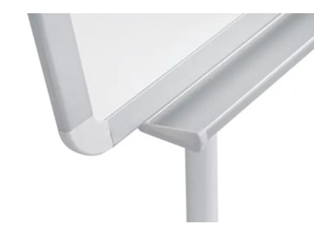 Flipchart Magnetisch Met Zijarmen Uitschuifbaar 100x70cm Lichtgrijs